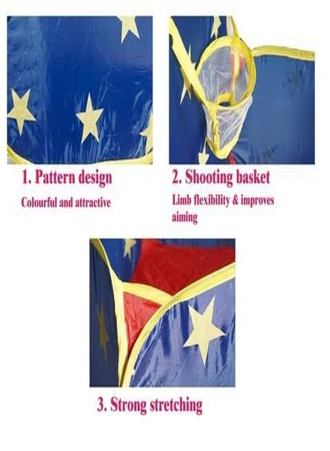 بيبي جو حوض كرات كرة السلة للأطفال من بيبي جو كيدز ستار، خيمة لعب للأطفال من عمر سنتين فما فوق، حوض كرات للأطفال، واسع، خفيف الوزن، محمول وسهل التركيب (30 كرة) - Image 4